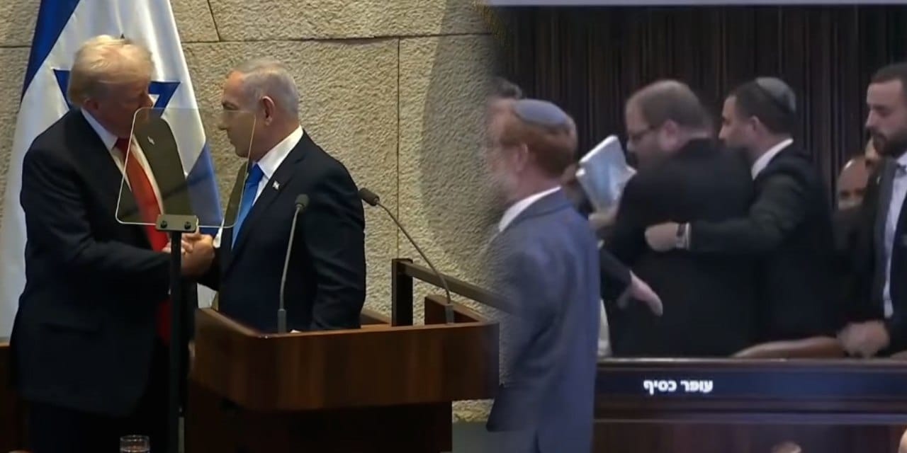 trump konusurken israil meclisinde eylem ulkemiz soykirim yapiyor diyerek protesto ettiler 146b5TAw.jpg